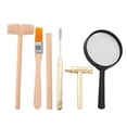 thumbnail image 4 of KAKOWELY dig kit 1 Set Kids Science Kit Hammer Chisel Brush Set Dinosaur Digging Tool Archaeological Excavation Tools for DIY Digging and Learning5.51"X1.57"X0.79", 4 of 4