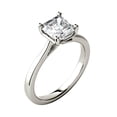 thumbnail image 2 of Charles & Colvard 14K White Gold Moissanite 6.5mm Asscher Solitaire Engagement Ring-Size 6.5 1.30cttw DEW, 2 of 9