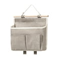 thumbnail image 2 of Wall Mounted Storage Bag Large Capacity Hanging Organizer Pouch Cosmetic Sundries Storage Rack Cloth Pocket Bag For Bedroom Bathroom Closet Door Storage Home Organization, 2 of 6