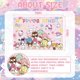 thumbnail image 3 of Decoraciones de cumpleaños de gatito, telón de fondo, suministros para fiestas kawaii, pancarta de feliz cumpleaños, pared de 70 a 47 pulgadas, decoraciones grandes para cumpleaños de gatito, 3 of 5