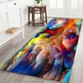 thumbnail image 3 of kurtrusly Tapis de Sol Imprimé Numérique 3D Antidérapant Coloré Nuages 1Set, 3 of 6
