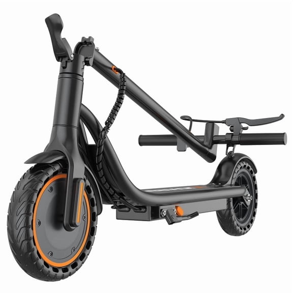 Electric Scooter for Adults and Teens, 350W Motor, 19 MPH Top Speed Commuter E Scooter, Up to 19 Miles Range, 8.5” Solid Tires, Folding Electric Scooter with App Control, Dual Brake System