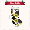 thumbnail image 3 of Picia Sunflowers Country for 18in Christmas Stockings, Xmas Stocking for Kids, Holiday and Family Stocking for Fireplace or Party Decoration, 3 of 7