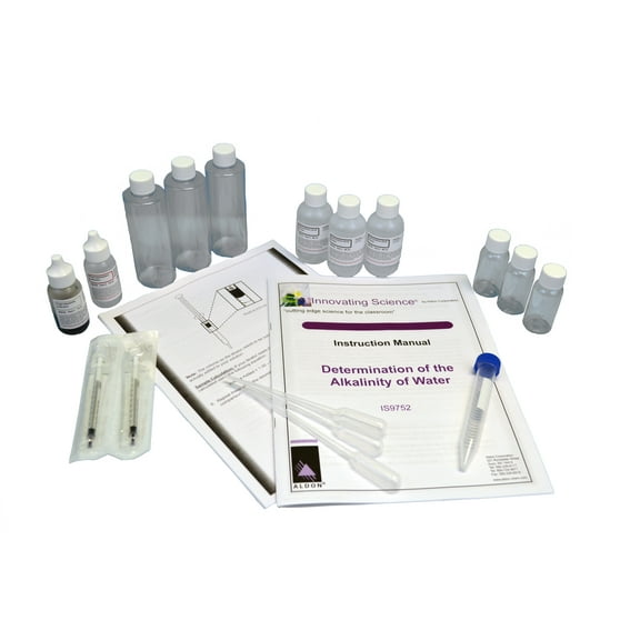 Portable Water Alkalinity Testing Kit - Materials for 40 Tests