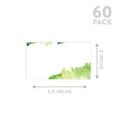 thumbnail image 5 of Koyal Wholesale Ombre Green Watercolor Place Cards for Wedding Party Tables, Seating Place Cards for Holders, 60 Pack, 5 of 5