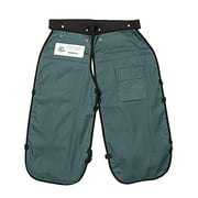 FORESTER Chainsaw Safety Chaps with Pocket, Apron Style (Short 35", Forest Green)