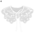 thumbnail image 2 of SPRING PARK Casual Lace Decorative False Shirt Collar Sweater DressCloud Shoulder Detachable Collar Choker Blouse Collar, 2 of 7
