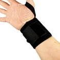 thumbnail image 4 of Wrist Wraps (Professional Quality) Powerlifting, Bodybuilding, Weight Lifting Wrist Supports for Weight Training - Solid Black, 4 of 9