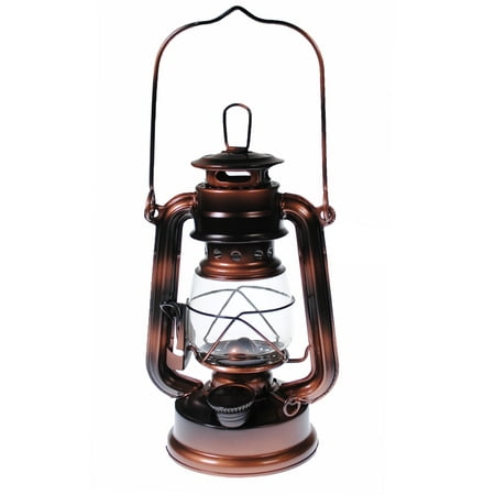 6 Lamp Hanging - Hurricane Kerosene Oil Lantern Emergency Hanging Light Lamp - Brass - 8 Inch