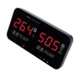 thumbnail image 3 of Medidor de Temperatura y Humedad Bling Bling Pantalla Digital LED, 3 of 12