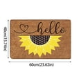 thumbnail image 2 of Pgeraug Creative doormat Sunflower Door Mats Sunflower Welcome Mat Outdoor Rug Sunflower Door Mats Outside Spring Summer Door Mat Sunshine Decorative Carpet B, 2 of 6