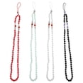 thumbnail image 1 of 4Pcs Long Beaded Cellphone Lanyards Phone Hanging Ropes Creative Phone Decorations, 1 of 8