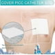 thumbnail image 2 of Waterproof PD Dialysis Catheter Shower Cover 9x9 with No Glue On The Center, 2 of 5