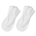 thumbnail image 2 of Leaveforme Women Rose Lace Socks Thin Transparent Elastic Mesh Stockings Breathable Anklet, 2 of 8