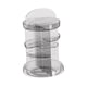 thumbnail image 1 of Soporte de almacenamiento de cosméticos bandeja de condimentos desmontable organizador de maquillaje giratorio lechoso, 1 of 5