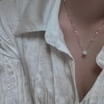 thumbnail image 2 of Gargantilla brillante redonda Simple TUNC collar con colgante de circón para mujer regalo compromiso joyería fina Sencillez, 2 of 5