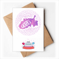 thumbnail image 1 of Grape Fruit Pulp Purple Art Deco Fashion Happy Birthday Greeting Cards Envelopes Blank, 1 of 3