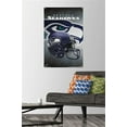 thumbnail image 3 of NFL Seattle Seahawks - Helmet 16 Wall Poster with Push Pins, 22.37" x 34", 3 of 5