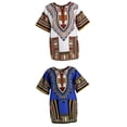 thumbnail image 1 of Vestido Algodón Dashiki Sunnimix Unisex Estampado Africano 2 Piezas, 1 of 8