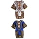 thumbnail image 1 of Vestido Algodón Dashiki Sunnimix Unisex Estampado Africano 2 Piezas, 1 of 8
