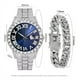 thumbnail image 4 of Reloj De Pulsera De Lujo Con Diamantes Y Brazalete, Unisex, 4 of 8