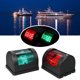 thumbnail image 3 of Luces de navegación Luz de señal de navegación, lámpara de señal de 12V, luz LED de advertencia de navegación para barco marino, luz roja y verde, 2 uds., 3 of 8