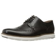 thumbnail image 2 of Cole Haan Grand Tour Wing Oxford Black Leather/White Lace Up Cutout Sneakers (Black Leather/White, 7), 2 of 7