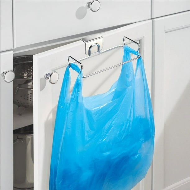 Soporte para bolsa de basura soporte para bolsa de basura para puerta de armario cajón gabinete toallero soporte para bolsa de basura colgante utensilios de cocina ANGGREK Otros