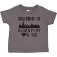 thumbnail image 3 of Inktastic Albany New York Skyline Someone Loves Me Boys or Girls Toddler T-Shirt, 3 of 5