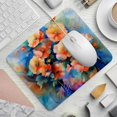 thumbnail image 2 of PhooArto Comfortable Mouse Pad Watercolor Floral Flowers Painting Desktop Mousepad , 21 x 25 cm Mouse Mat, Non-Slip Rubber Base, Improves Speed and Precision, 2 of 7