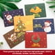 thumbnail image 5 of Tarjetas de Felicitación Inteprter 10 Piezas de Papel con Dibujos Animados Navidad Tipo 1, 5 of 6