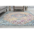 thumbnail image 3 of Harper HY50O Inner Glow Abstract Vintage Blue Area Rug, 8'0"X10'0", 3 of 5