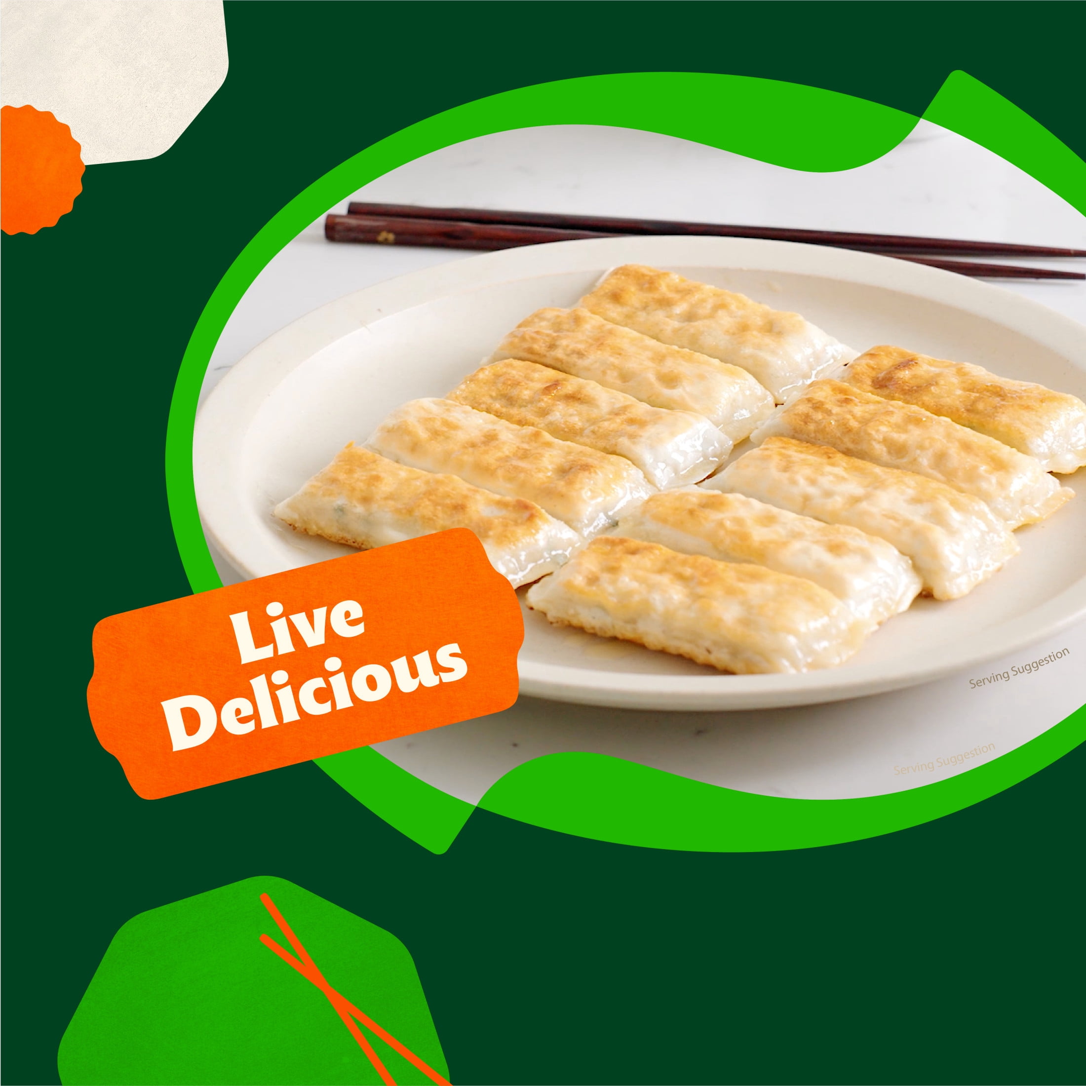 Bibigo Frozen Pork & Vegetable Japchae Potstickers, 24.0 oz