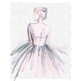 thumbnail image 3 of Parker, Jennifer Paxton 20x24 Black Modern Framed Museum Art Print Titled - Watercolor Ballerina I, 3 of 5