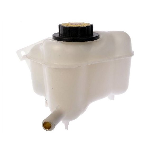Front Radiator Coolant Overflow Expansion Tank with Cap - Compatible with 1992 - 2002 Saturn SL2 1.9L 4-Cylinder 1993 1994 1995 1996 1997 1998 1999 2000 2001