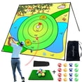 thumbnail image 1 of Juego de alfombrilla de golf Airaperto con 32 pelotas, 207 x 207 cm, 1 of 8