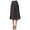 Charcoal, variant on Women's Solid Basic Casual Elastic Waist A-line Flared Midi Skirt S-3XL