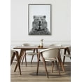 thumbnail image 6 of Kate and Laurel Sylvie Bear European Framed Canvas Wall Art by Simon Te of Tai Prints, 31.5x41.5 Gray, Rustic Animal Wall Decor Art, 6 of 7
