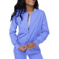 thumbnail image 4 of Sivvan Women's Scrubs Warm-Up Jacket / Front Snaps - Round Neck, 4 of 7