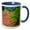 Blue/White, variant on 3drose, Blueberry, Spruce Fir, Pitch Pine, Acadia Np, Maine - Us20 Aje0048 - Adam Jones, 11oz Two-tone Black Mug
