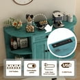 thumbnail image 3 of Katalora Sideboard Buffet Cabinet with Power Outlet,Freestanding Kitchen Cabinet with Storage,Accent Coffee Bar with Doors,Vintage Blue, 3 of 6