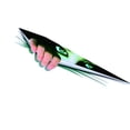 thumbnail image 3 of Riwesomey 3D Car Sticker Personalized Funny Decal Leopard Stickers Eyes  Simulation Window Accessories Peeking Decoration for Auto Type2 NO2, 3 of 6