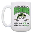 thumbnail image 2 of ThisWear Gag Fishing Gifts for Men A Day Without Fishing Gifts for Women 15oz Coffee Mug, 2 of 4