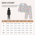 thumbnail image 5 of Uemuo Bear And Polka Dot Pattern Womens Pajama Sets,PJ Set for Women,Pajamas for Women Logo,Long Sleeve Pajama Set for Women,Soft Long Sleeve Top With Pants-XX-Large, 5 of 9