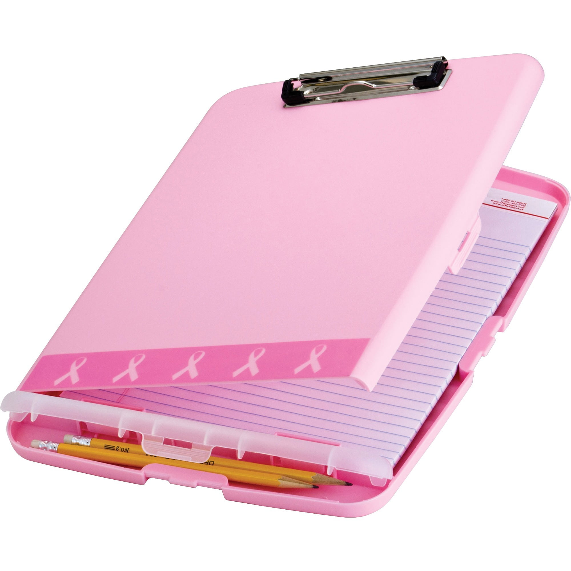 Walmart offers what it calls a pickup discount on certain items that you purchase online if you opt to pick them. officemate oic slim clipboard box pink 08925 walmart com