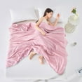 thumbnail image 2 of ZZYuan Huge SALE! Ice Blanket Lightweight Breathable Double Ice Cool Summer Calming Quilt Solid Color Blankets for Hot Sleepers Cooling Blanket, 2 of 8