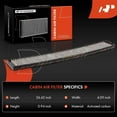 thumbnail image 2 of A-Premium Cabin Air Filter with Activated Carbon Compatible with BMW 318i/318is/318ti 1999, 320i, 323Ci, 323i, 323is, 325Ci, 325i, 325xi, 328Ci, 328i, 328is, 330Ci, 330i, 330xi, X3, M3, 2 of 6