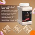 thumbnail image 3 of Dependable Food Beef Soup Base Gluten Free Kosher Beef Flavor for Soup, Stock & Broth, 1-lb Jar, 3 of 6