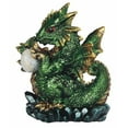 thumbnail image 1 of FC Design 5"H Green Dragon Holding Egg Statue Fantasy Decoration Figurine, 1 of 1