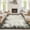 Green Gray, variant on Large Area Rugs 6x9 Green Modern Bordered Abstract Washable Rug Soft Non-Slip Low Pile Area Rug Throw Carpet Dining Room Home (Green 6'x9')